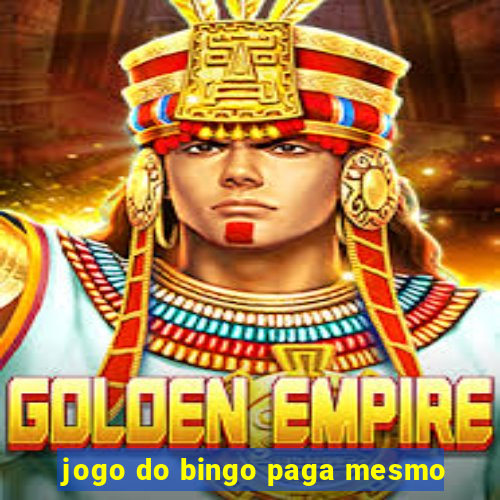 jogo do bingo paga mesmo